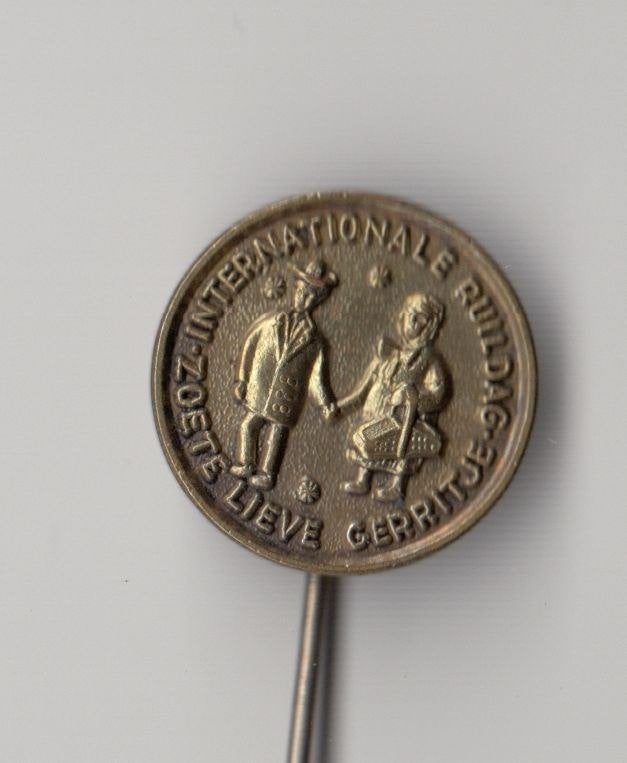 Den Bosch Zoete Lieve Gerritje speldje, Gebruikt, Niet vindbaar, Niet vindbaar, Speldje of Pin