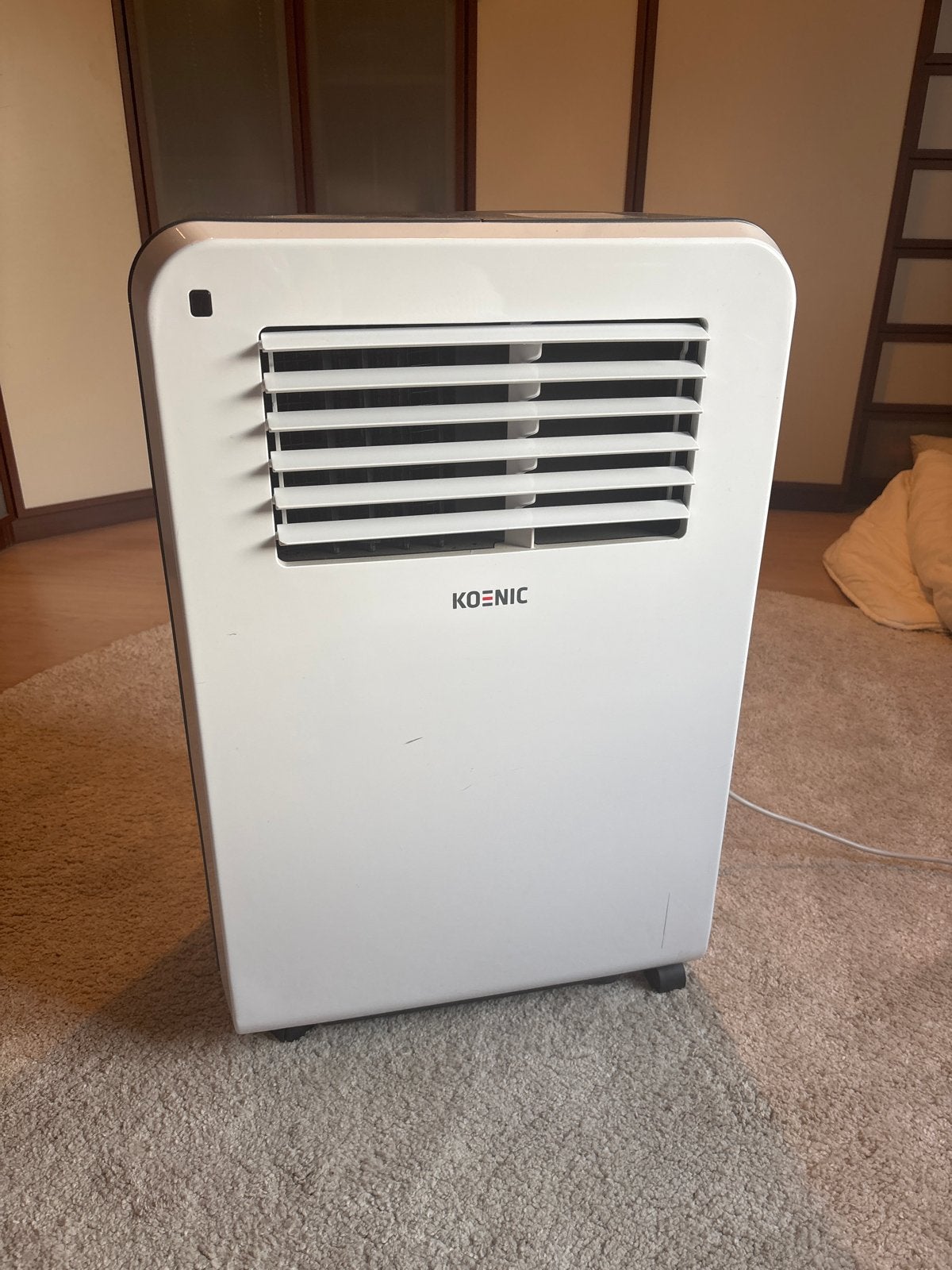 Koenic Mobiele Airco KAC100, Ophalen, Koelen en Ontvochtigen, Minder dan 60 m³, 3 snelheden of meer