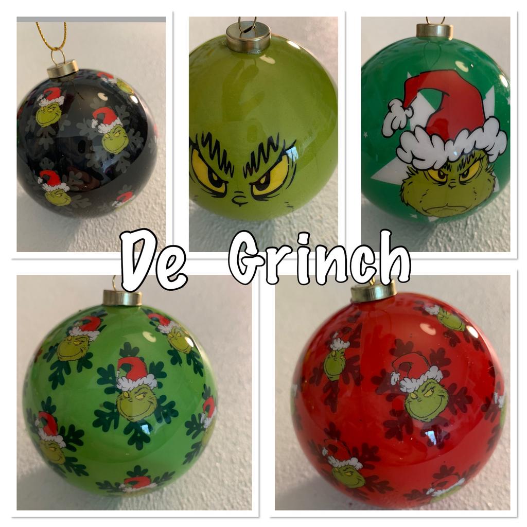 De Grinch kerstballen, Diversen, Kerst, Ophalen of Verzenden, Nieuw