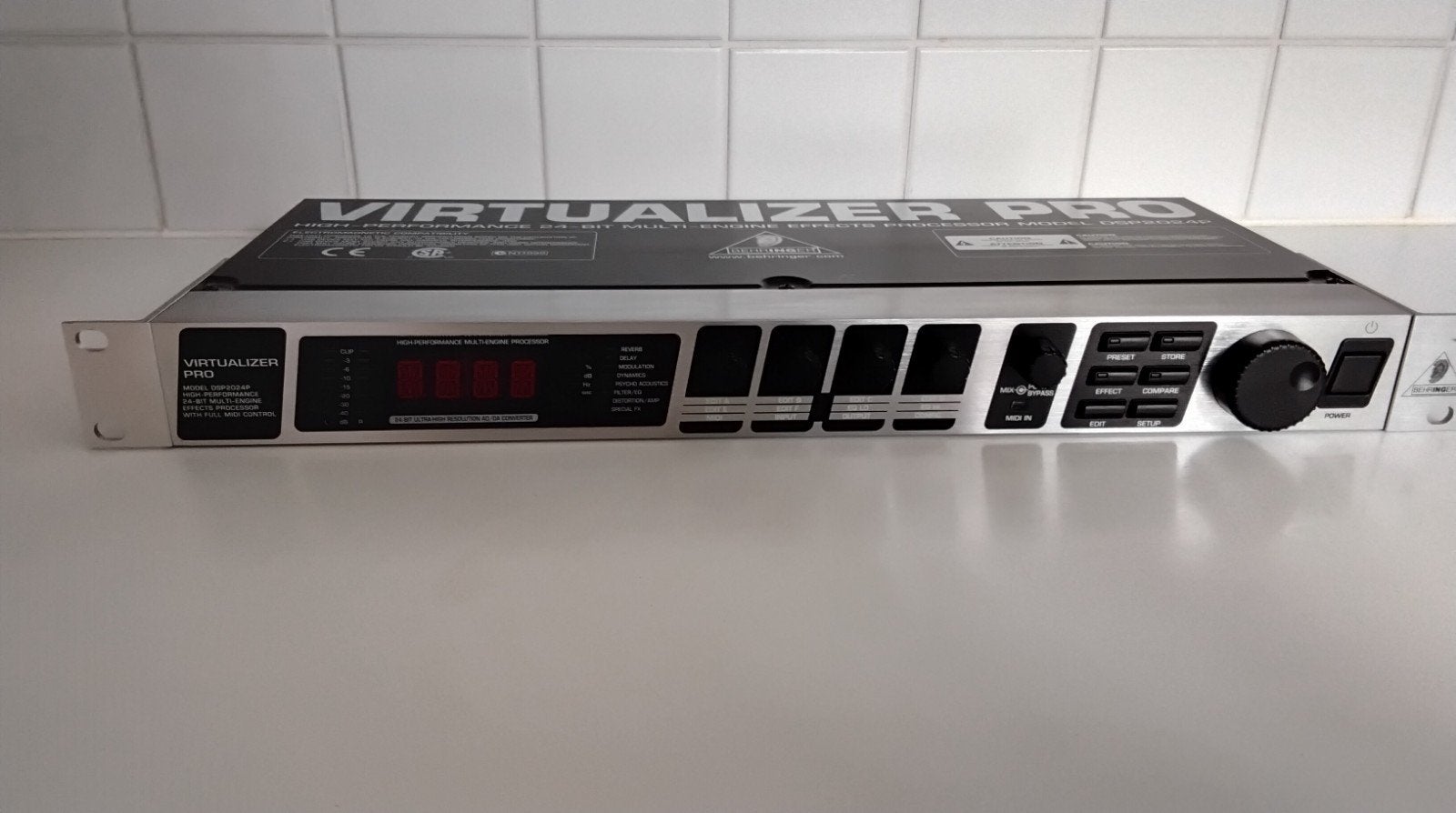Behringer Virtualizer Pro DSP2024P Multi-Effect Processor, Muziek en Instrumenten, Effecten, Ophalen of Verzenden, Gebruikt, Delay of Echo