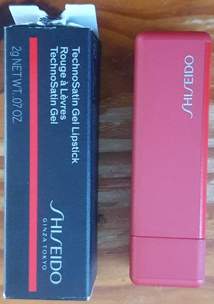 Shiseido TechnoSatin Gel Lipstick rouge, Ophalen of Verzenden, Nieuw, Rood, Lippen
