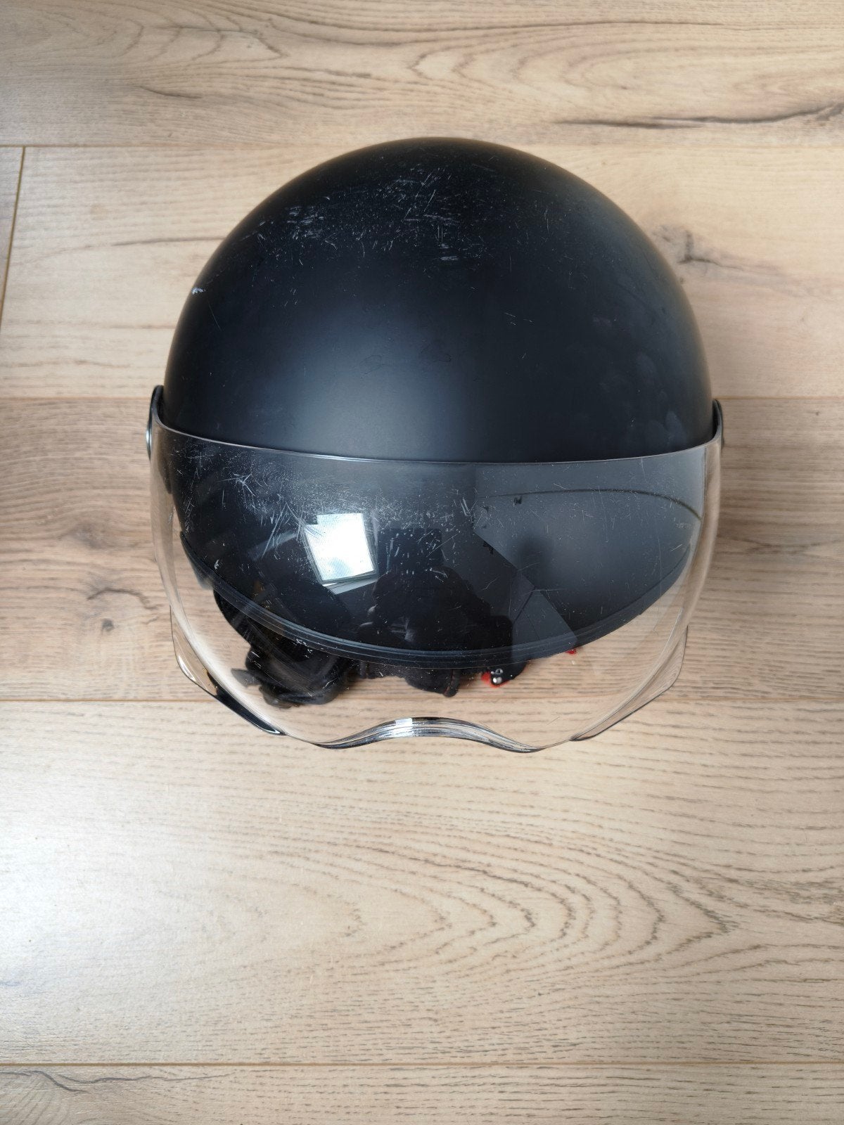 Zwarte Brommerhelm Maat L, Ophalen of Verzenden, Gebruikt, Large, Vito