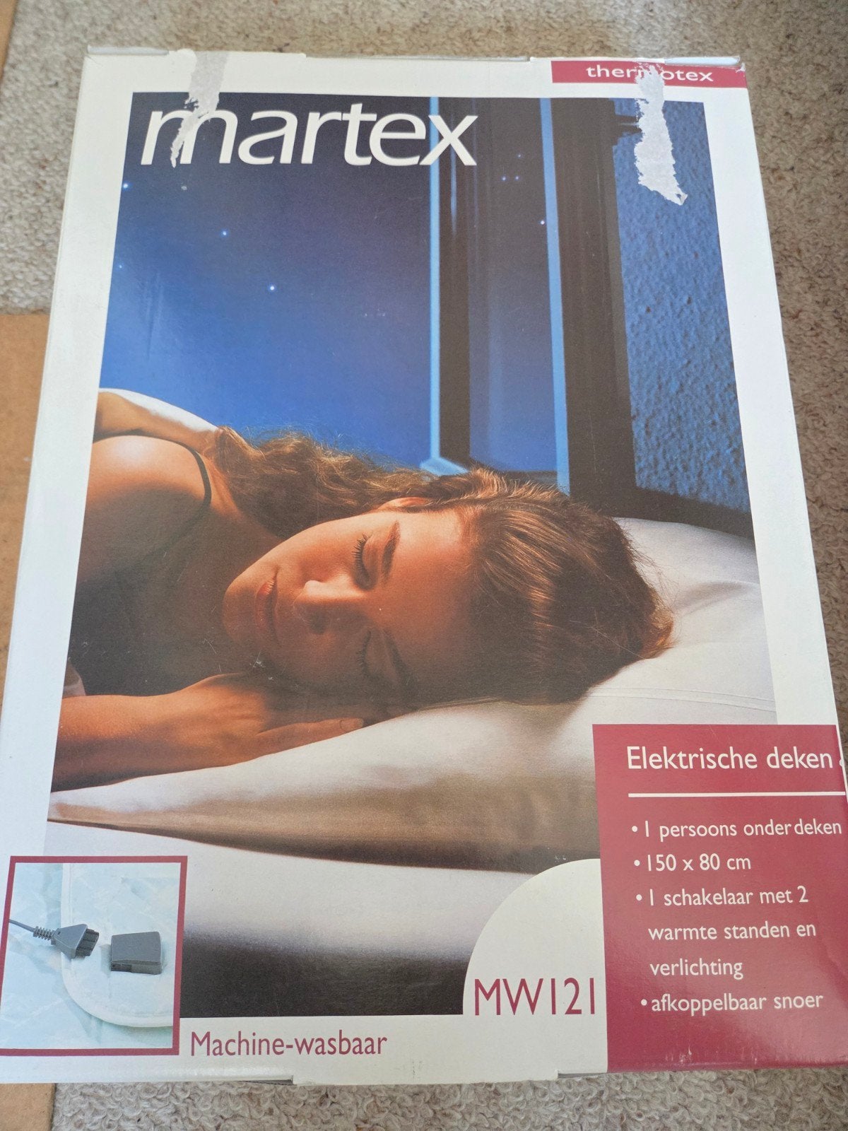 Martex Thermotex Elektrische Onderdeken - 1 Persoons, Ophalen, Gebruikt, Eenpersoons, Deken of Dekbed