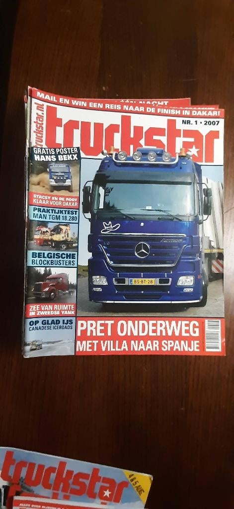 Truckstar magazine jaargang 2007 compleet nieuwstaat trucks, Ophalen of Verzenden, Zo goed als nieuw, Truckstar, Vrachtwagen