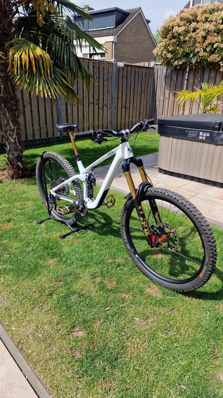 Cube stereo one77 enduro mountenbike, Fietsen en Brommers, Fietsen | Mountainbikes en ATB, Fully, Zo goed als nieuw, Schijfrem