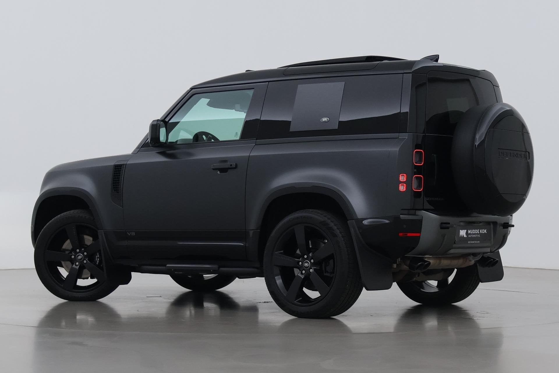 Land Rover Defender 5.0 P525 90 V8 Carpathian Edition 5- Per, Auto's, Land Rover, Automaat, 2546 kg, Leder, Startonderbreker