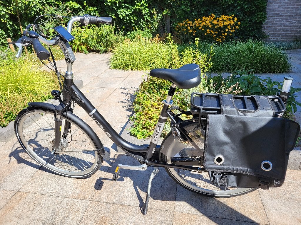 Elektrische damesfiets, 53 tot 56 cm, Versnellingen, Zo goed als nieuw, Trommelrem
