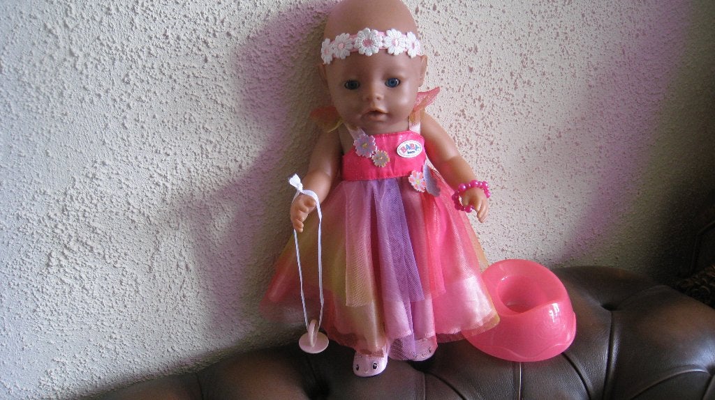 BABY BORN 43 CM POP ZAPF CREATION, Ophalen of Verzenden, Gebruikt, Babypop