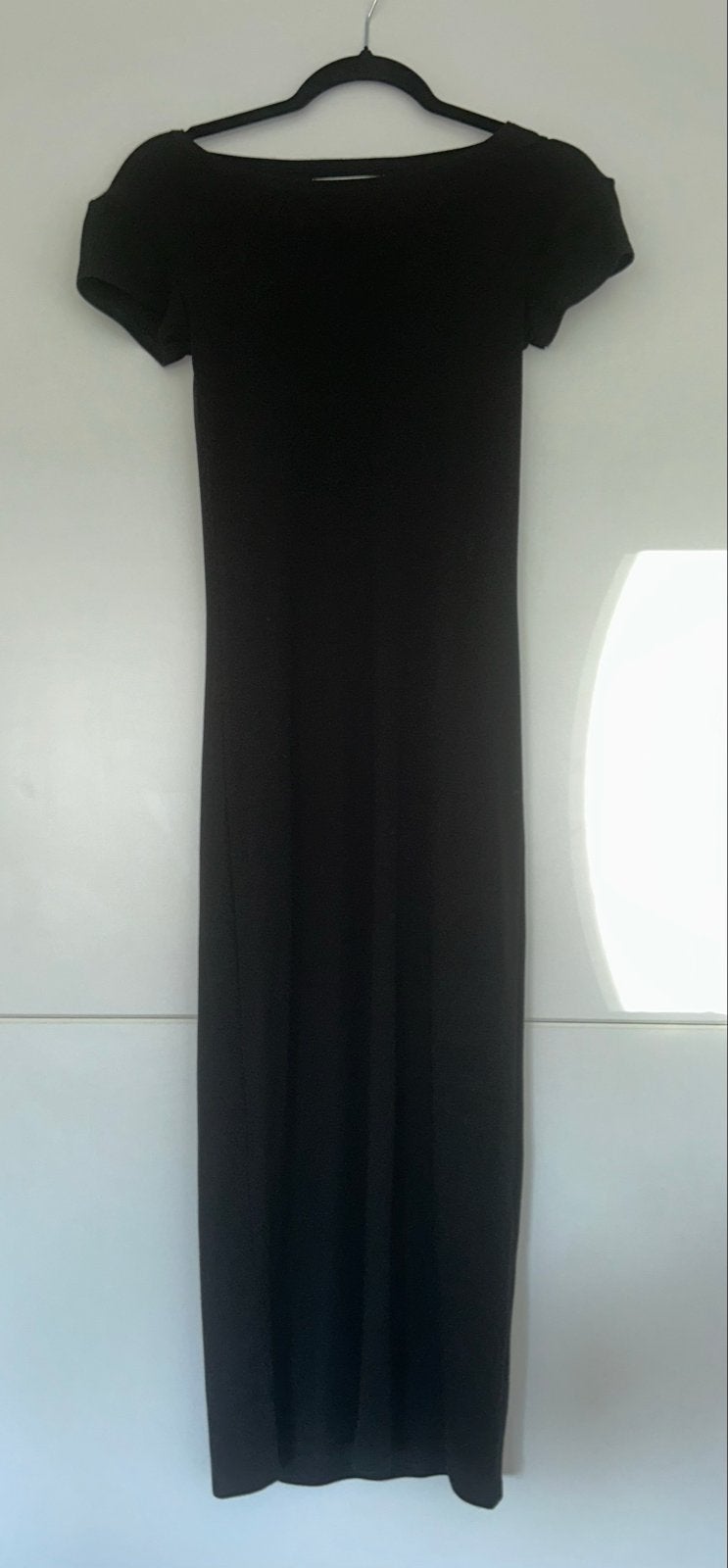 Pull&Bear Zwarte Maxi Jurk Maat S, Ophalen, Zwart, Zo goed als nieuw, Maat 36 (S)