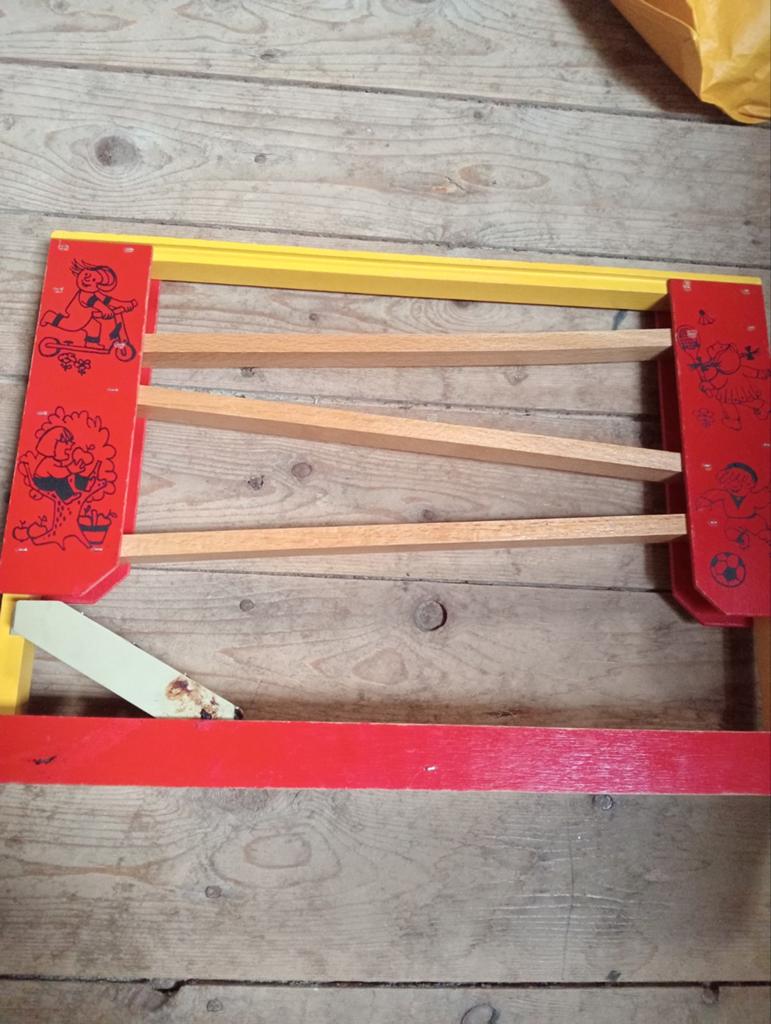 Retro houten Knikkerbaan in goede staat, Kinderen en Baby's, Speelgoed | Houten speelgoed, Ophalen of Verzenden, Gebruikt