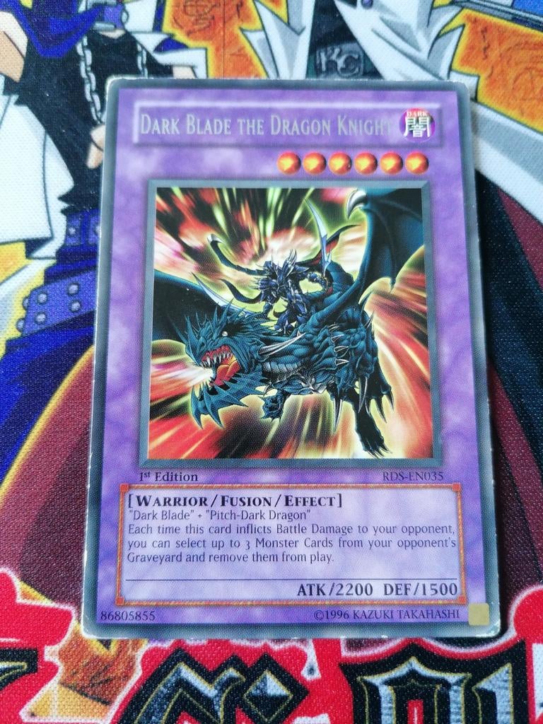 Dark Blade the Dragon Knight - Rare RDS - Yu-Gi-Oh, Ophalen of Verzenden, Zo goed als nieuw