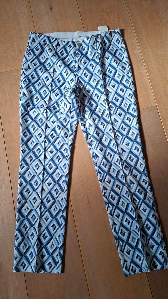 Rosner Alisa slim broek maat 42 nieuw blauwtinten, Blauw, Maat 42/44 (L), Nieuw, Ophalen of Verzenden