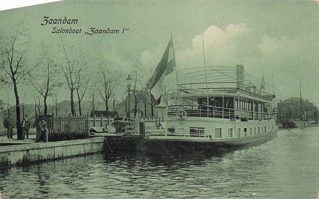 703-176-039 Zaandam Salonboot Zaandam I, Verzenden, Voor 1920, Noord-Holland
