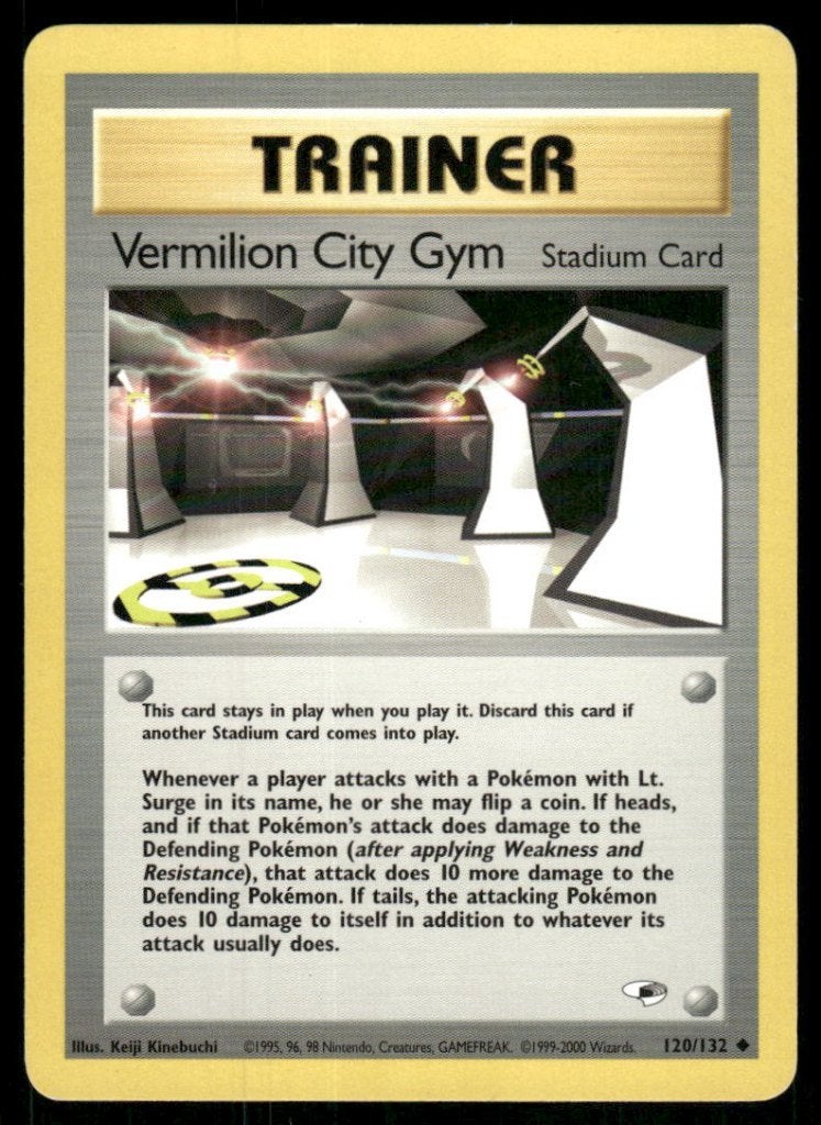 Vermilion City Gym 120/132 - Gym Heroes (EX), Verzenden, Gebruikt