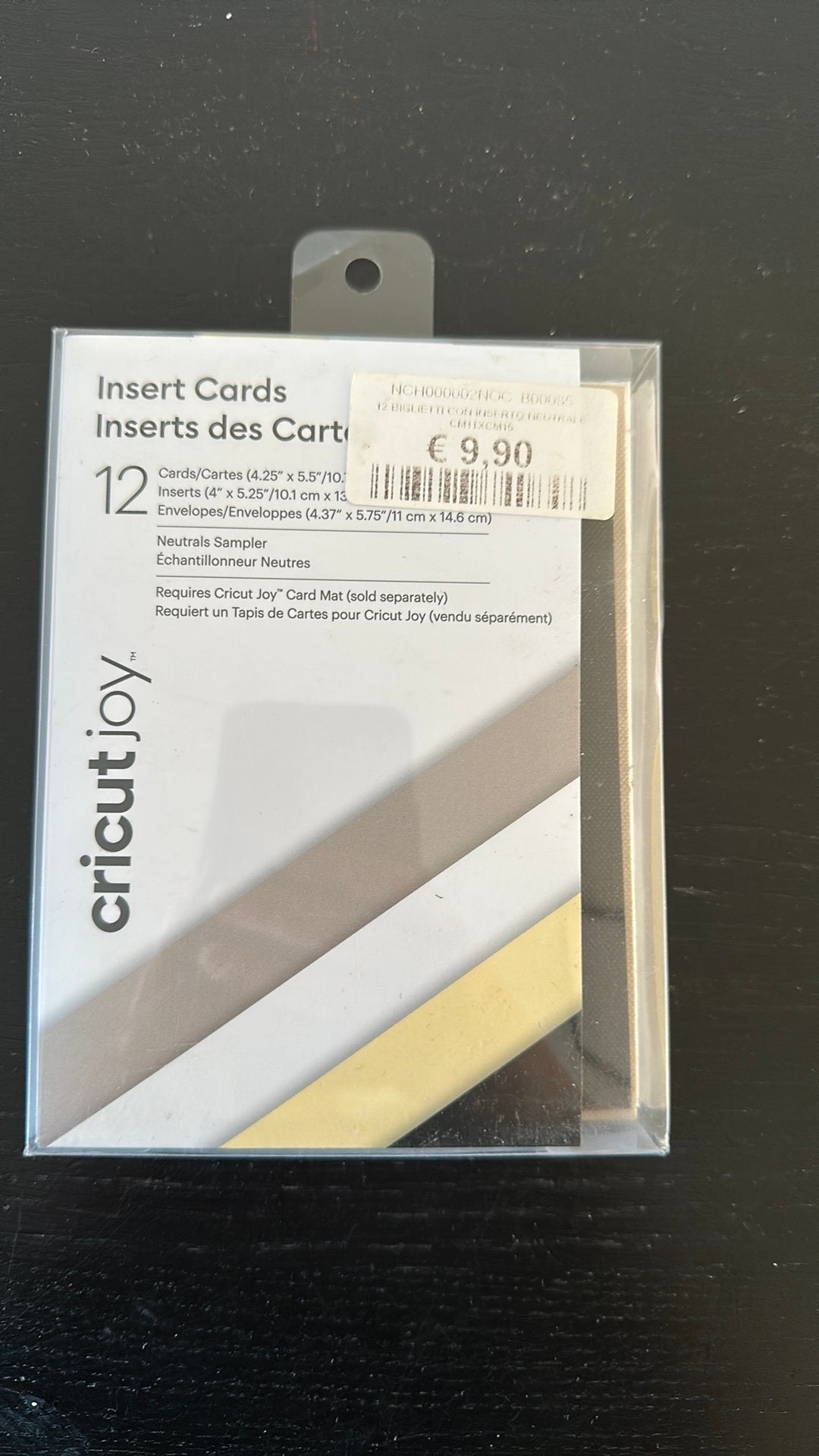 Nieuw! Cricut insert cards 12 stuks, Ophalen of Verzenden, Nieuw, Overige thema's, Blanco kaart of Basiskaart