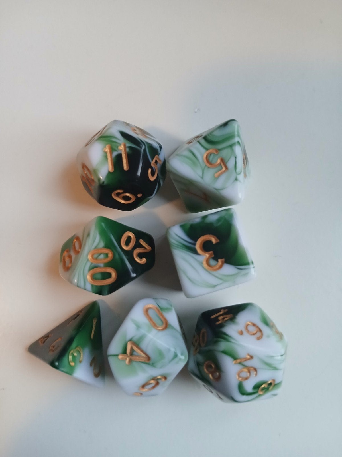 Dnd dice set compleet, Hobby en Vrije tijd, Wargaming, Ophalen, Zo goed als nieuw