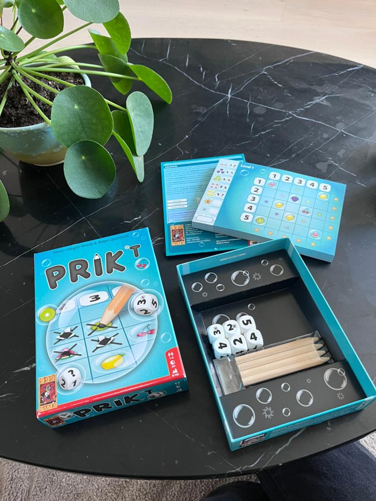 Prikt spel, Verzenden, Zo goed als nieuw