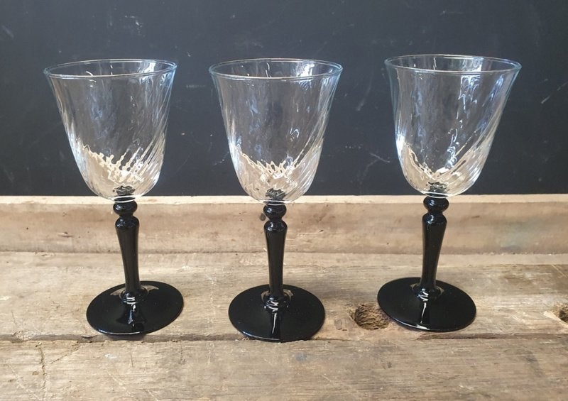 2104 vintage luminarc wijnglas wijnglazen glas glazen retro, Ophalen of Verzenden, Zo goed als nieuw, Overige typen