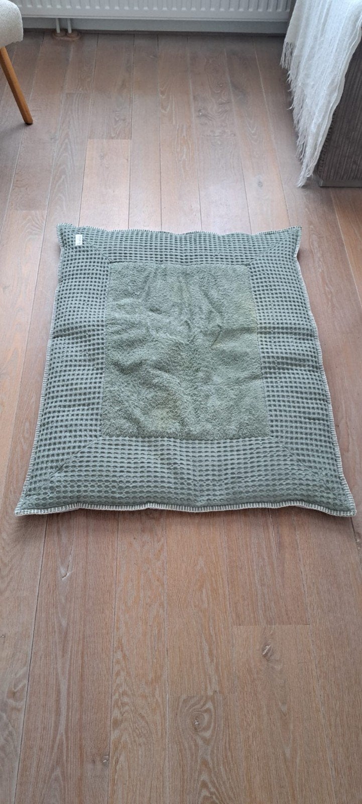 Koeka boxkleed grijs/groen 100x80 cm, Ophalen, Zo goed als nieuw