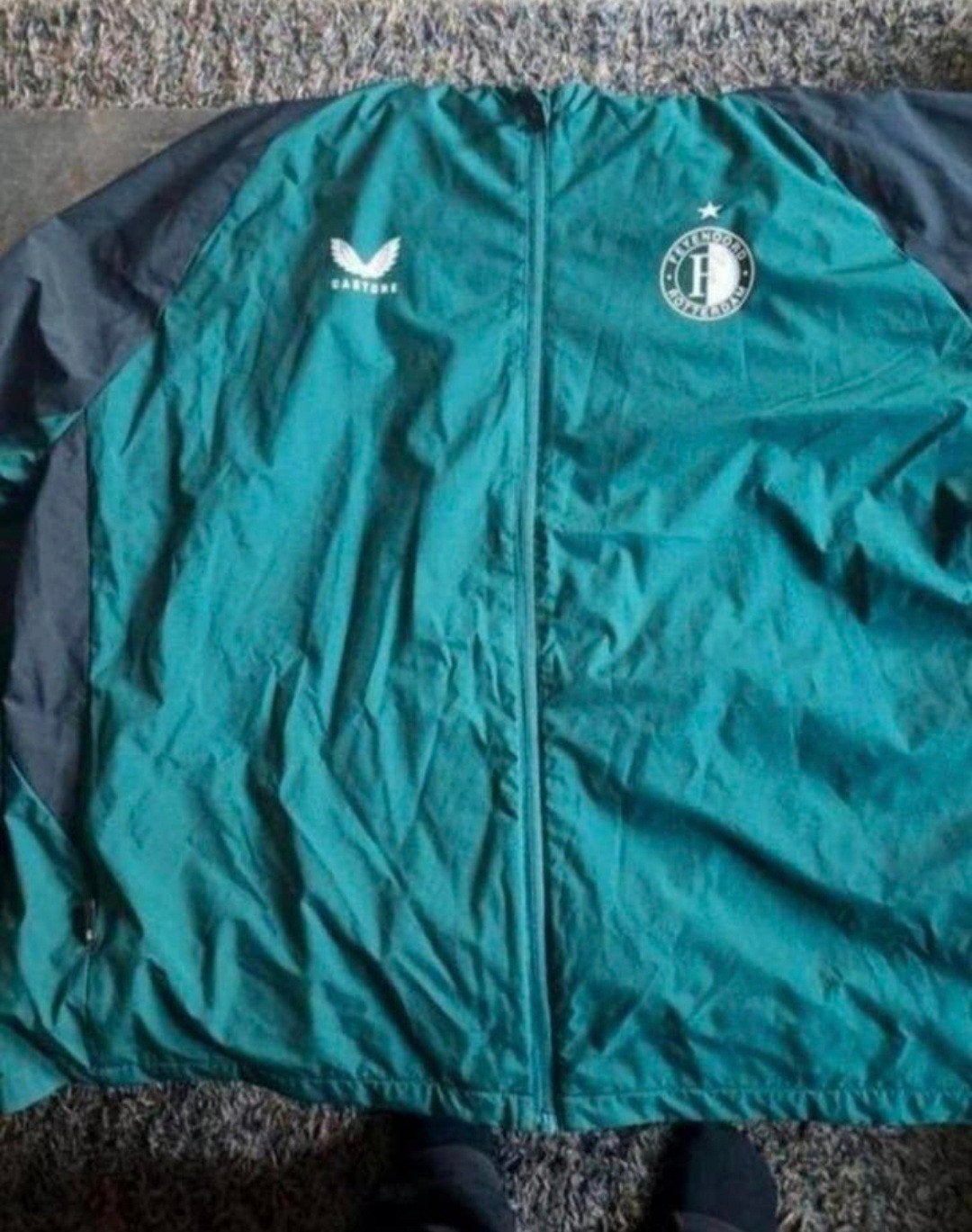 Feyenoord Trainingsjack Groen/Zwart 5XL - Nieuw, Nieuw, Overige maten, Ophalen of Verzenden, Feyenoord