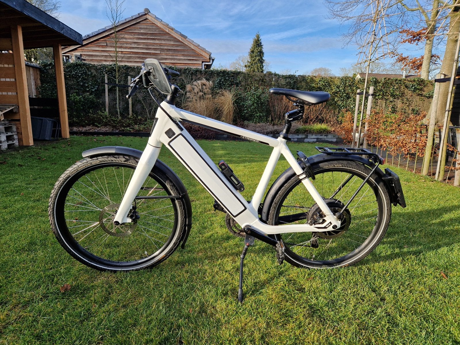 Stromer ST2 wit maat L met gouden accu (814 Wh) en lader, Fietsen en Brommers, Ophalen, Gebruikt, Stromer