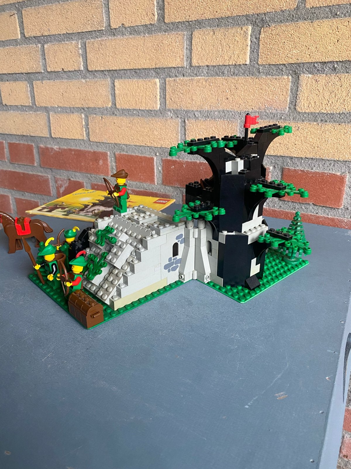 Lego Legoland 6066 Camouflaged Outpost - Vintage, Ophalen, Gebruikt, Lego, Compleet