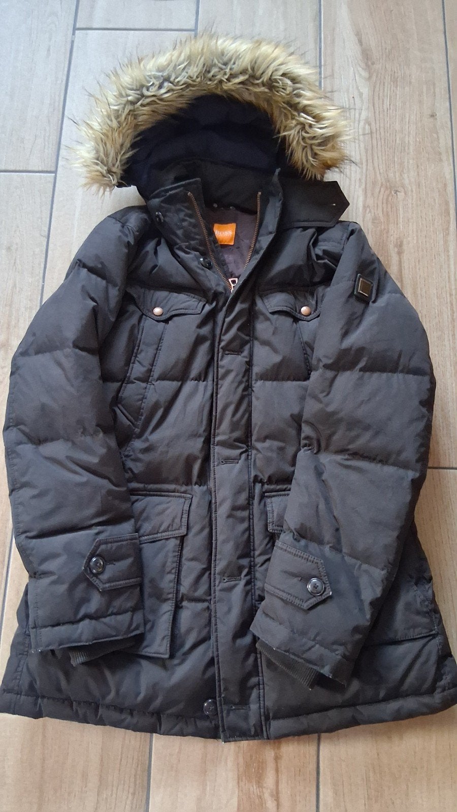 Hugo Boss Orange winterjas - Maat 50 (M/L) - Zwart, Maat 48/50 (M), Zwart, Ophalen of Verzenden, Hugo Boss