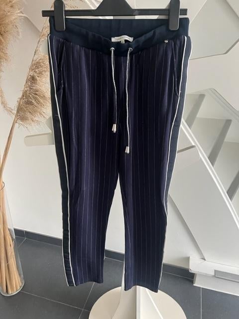 blauwe broek met wit streepje Tramontana maat 36, Blauw, Tramontana, Ophalen of Verzenden, Zo goed als nieuw