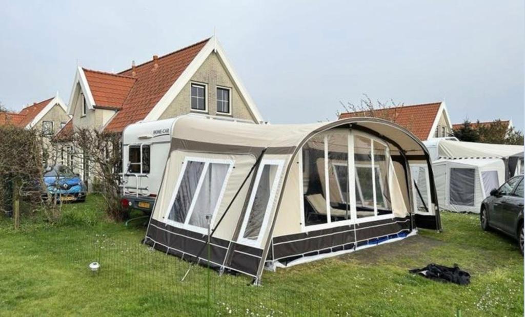 Ruime voortent voor caravan - Zo goed als nieuw, Ophalen, Zo goed als nieuw, Ten Cate All Season 240g/m2, Dorema