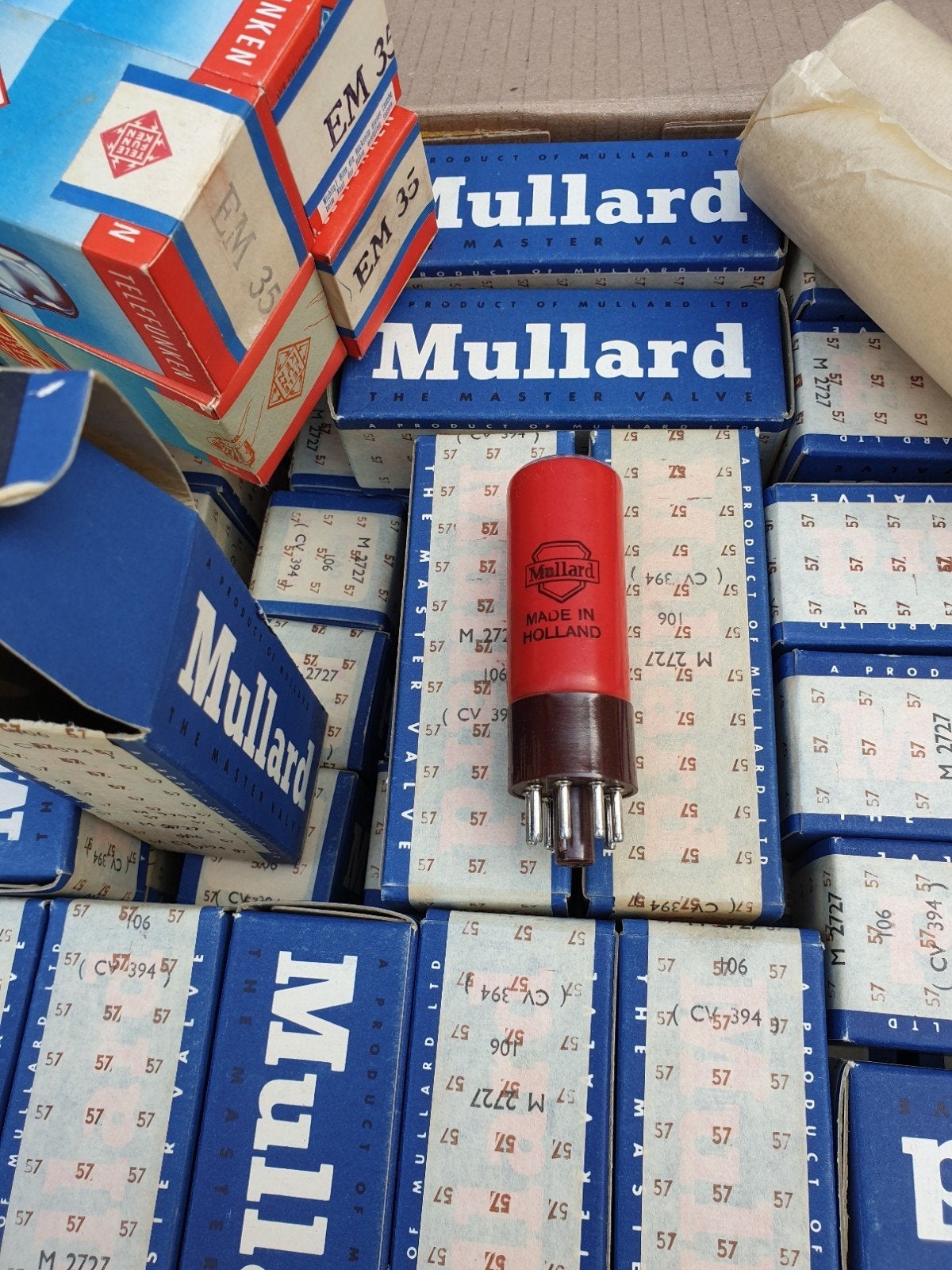 Mullard EM34 CV394 NOS NIB Radiobuizen Made in Holland, Ophalen of Verzenden