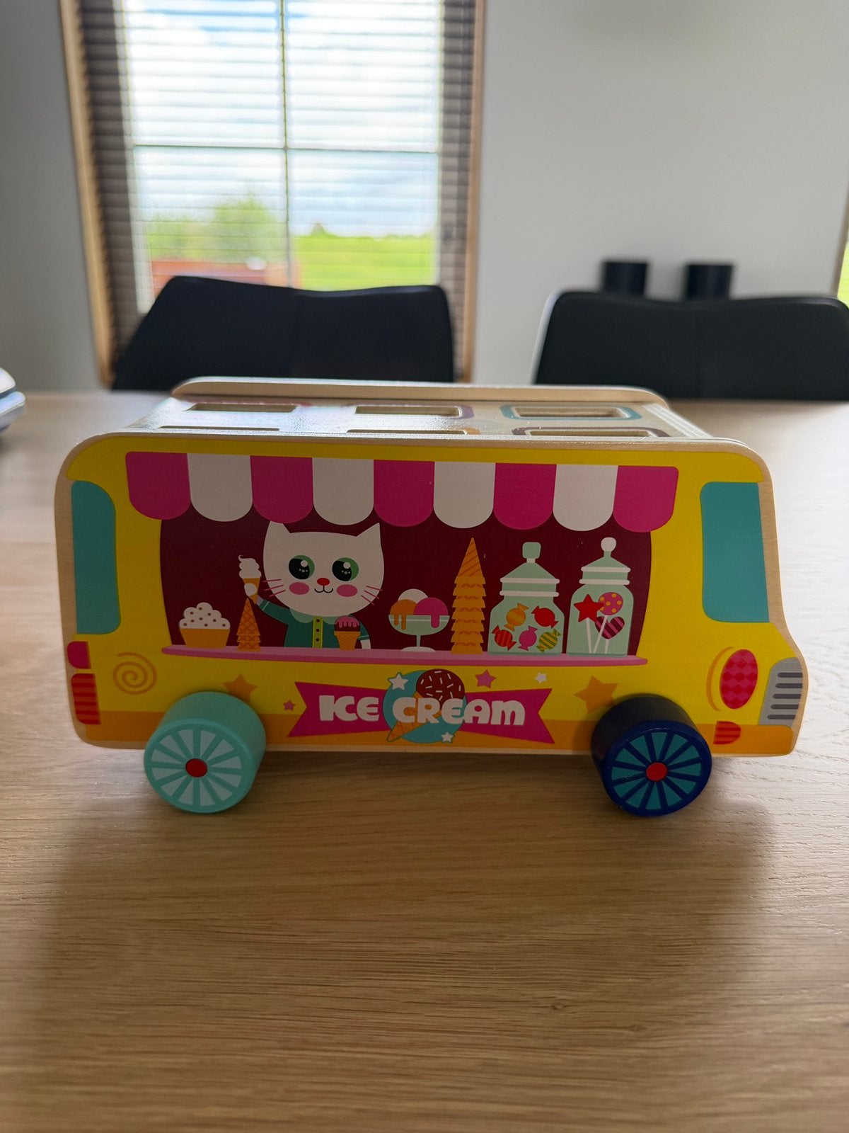 Nieuwe houten educatieve ijscowagen Wooden Educational Toys, Kinderen en Baby's, Speelgoed | Houten speelgoed, Ophalen of Verzenden