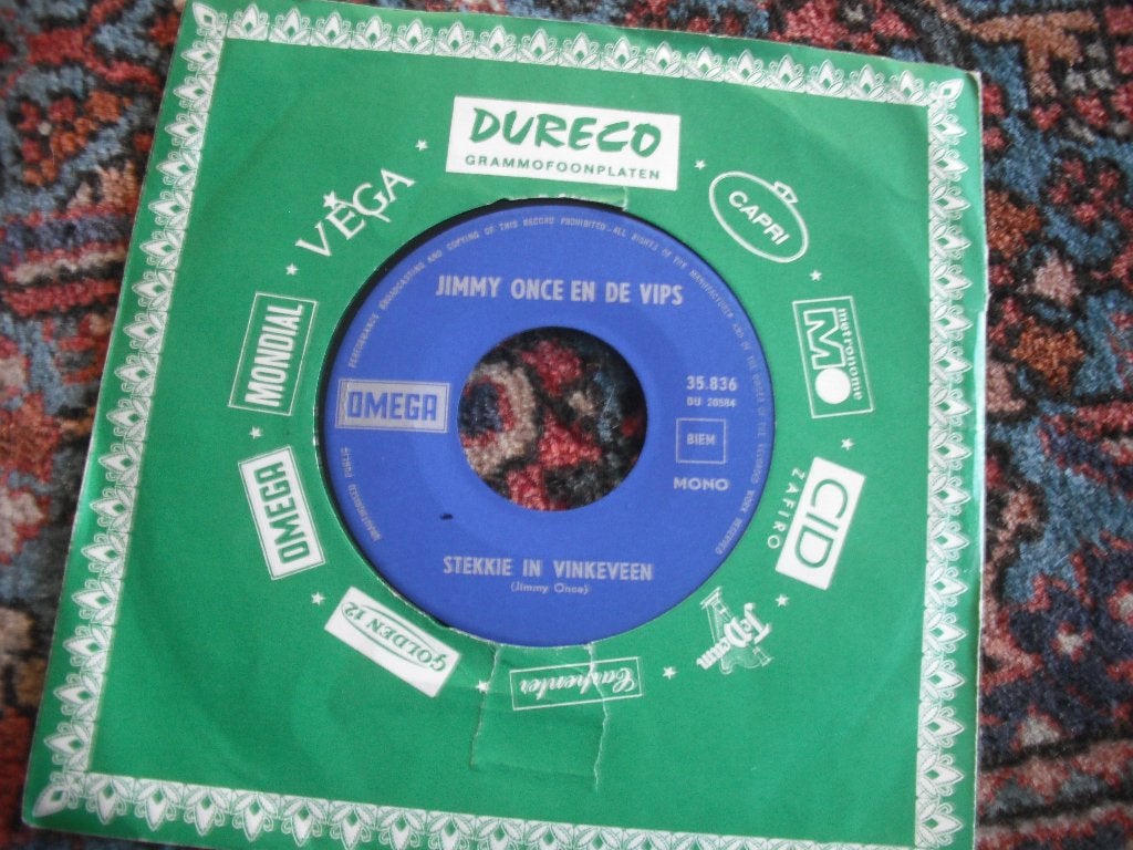 Jimmy Once en de Vips - Stekkie in Vinkeveen., Ophalen of Verzenden, Zo goed als nieuw, 12 inch, Levenslied of Smartlap