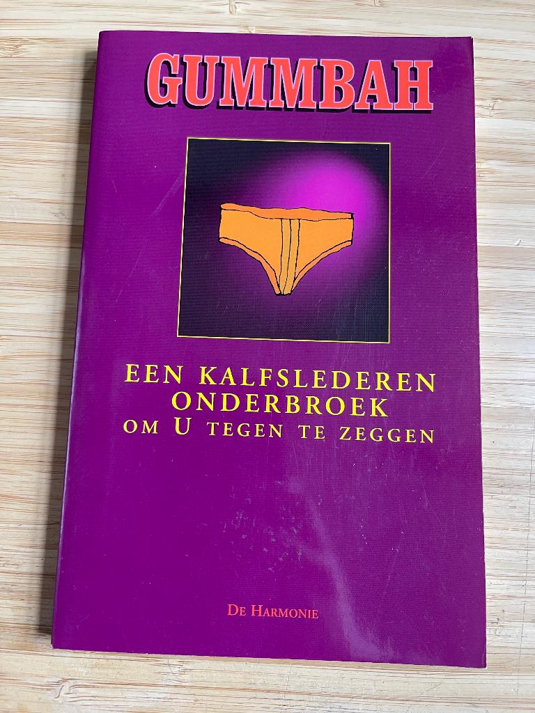 Een kalfslederen onderbroek Gummbah, Eén stripboek, Ophalen of Verzenden, Gelezen