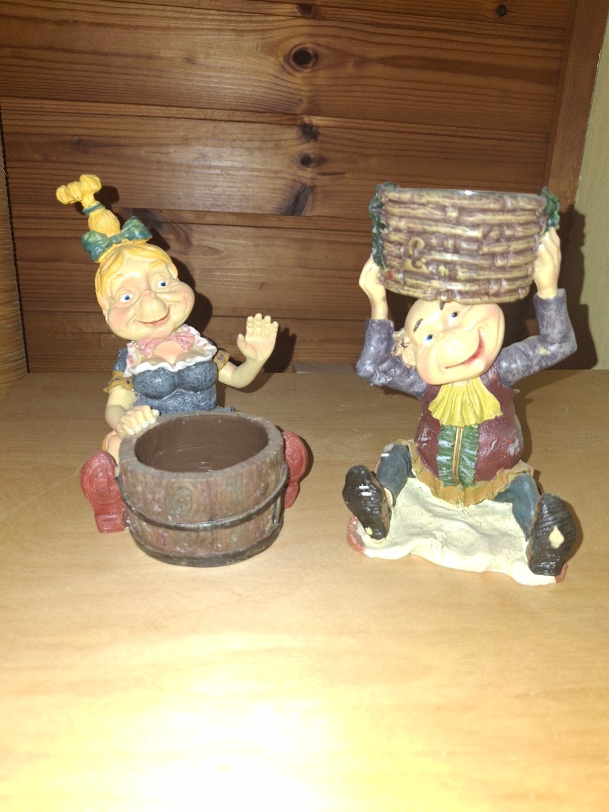 Twee Laaf beeldjes - Efteling, Verzamelen, Ophalen, Gebruikt