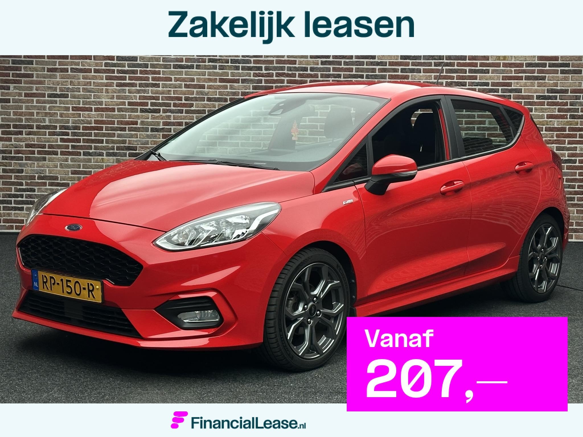 Ford Fiesta 1.0 EcoBoost ST-Line Navi DAB Cruise 17 Inch, Voorwielaandrijving, Gebruikt, Euro 6, Origineel Nederlands