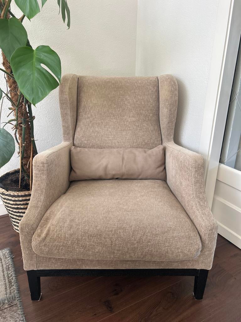 Living Divani Chauffeuse fauteuil - Origineel, 75 tot 100 cm, Ophalen of Verzenden, Zo goed als nieuw, 75 tot 100 cm
