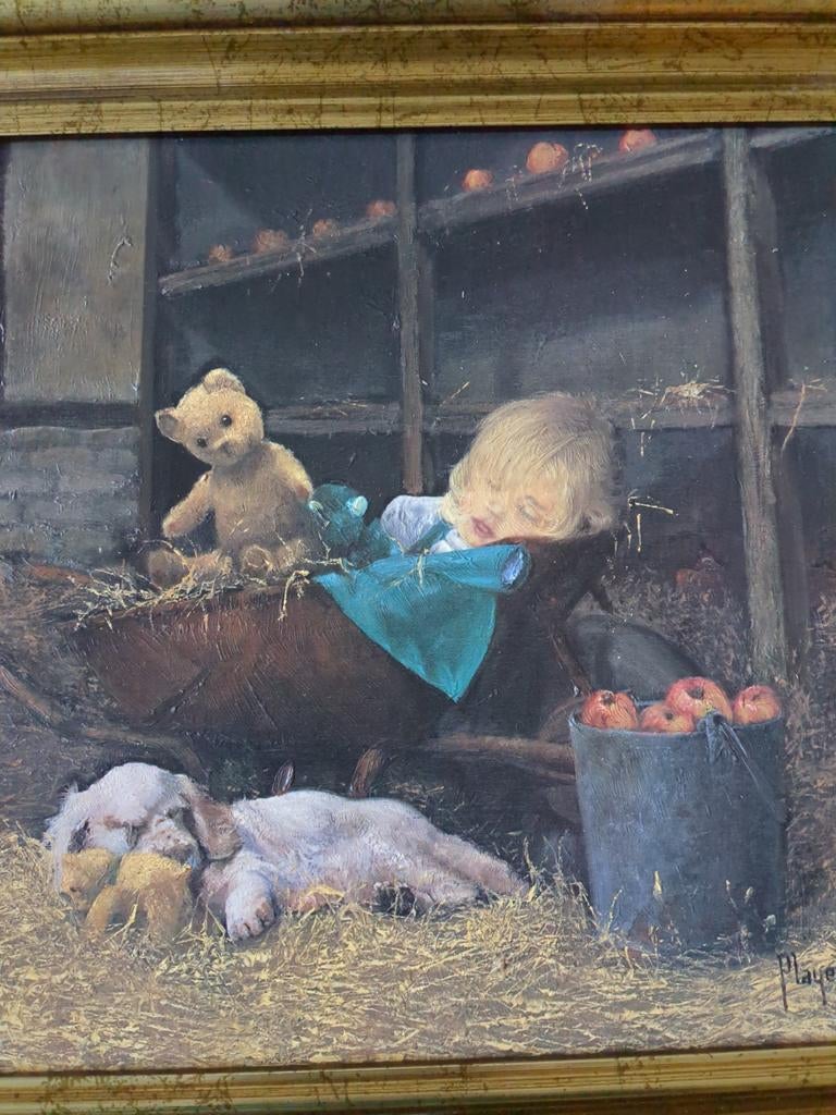 Schilderij boeren stil leven, Ophalen of Verzenden