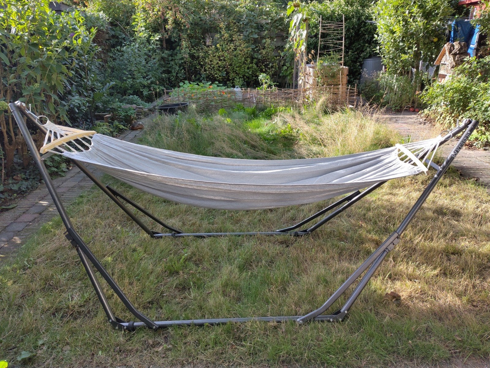 Hangmat met onderstel Kesser, Ophalen, Eenpersoons, Buiten, Gebruikt