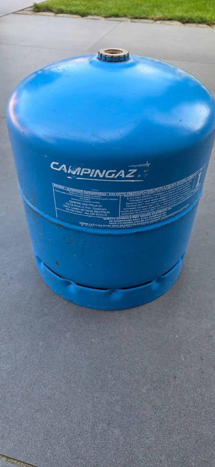 Campingaz gasfles 2.95 kg (6.02L) butaan, Ophalen, Gebruikt