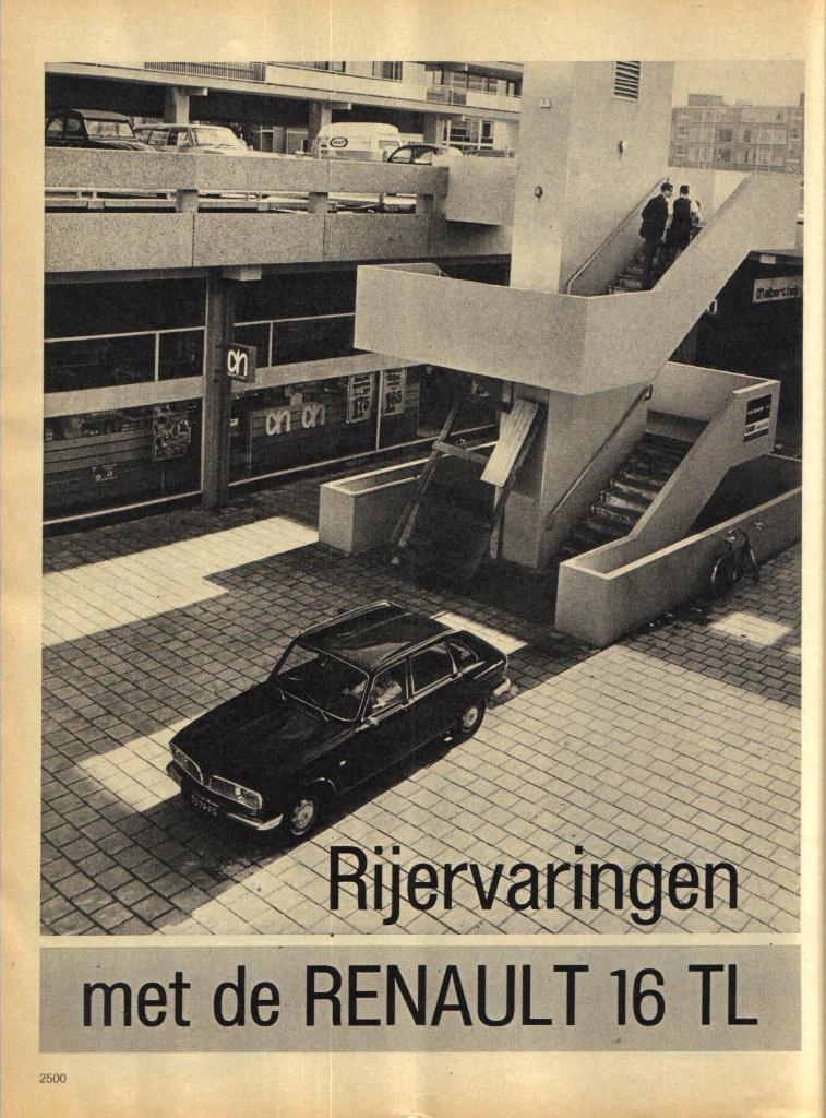 Autokampioen test Renault 16 TL Oktober 1970, Ophalen of Verzenden, Gelezen, Renault