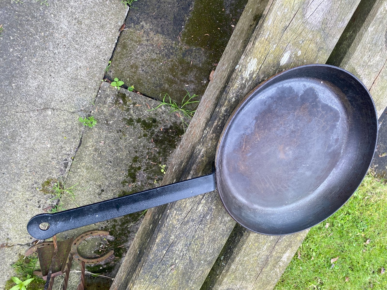 Grote koekepan, Huis en Inrichting, Keuken | Potten en Pannen, Ophalen of Verzenden, Gebruikt, Gietijzer, Kookpan of Snelkookpan