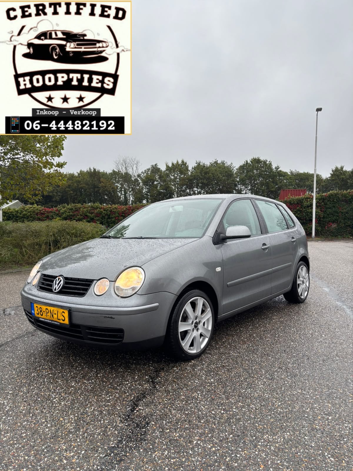 Volkswagen Polo 1.4 55KW 2004 Grijs APK 14/10/2027 RIJ KLAAR, Voorwielaandrijving, 15 km/l, 4 cilinders, Origineel Nederlands