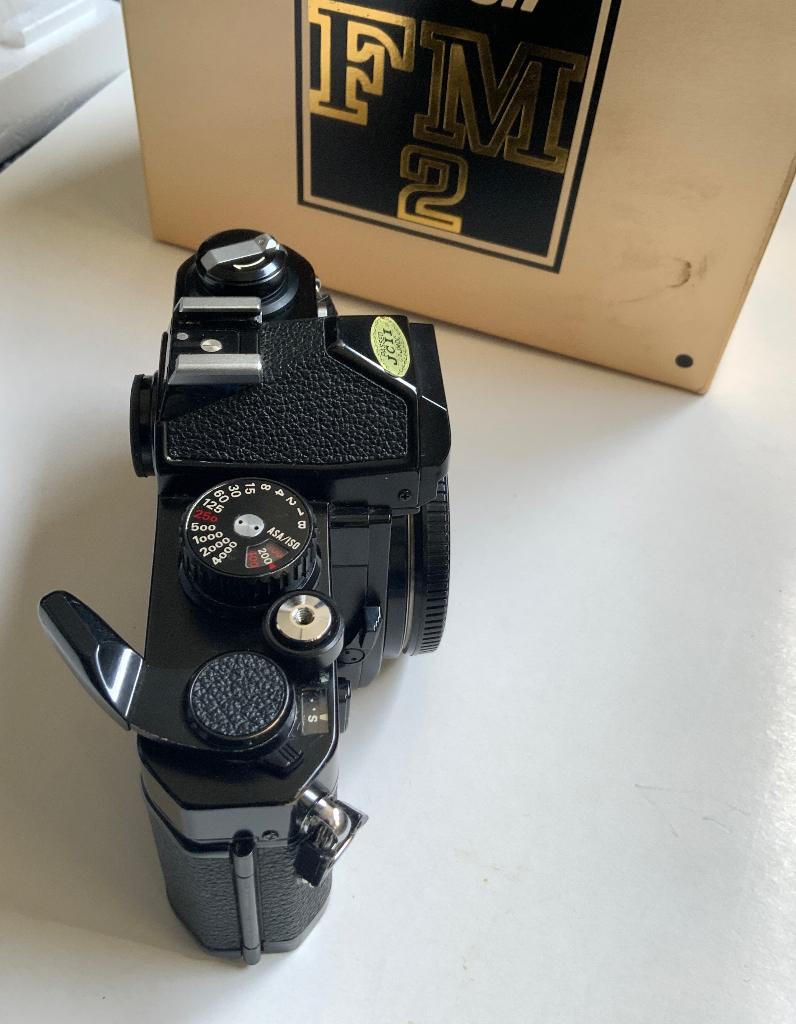 Nikon FM2 body in originele verpakking, Audio, Tv en Foto, Fotocamera's Analoog, Zo goed als nieuw, Spiegelreflex, Nikon, Ophalen of Verzenden