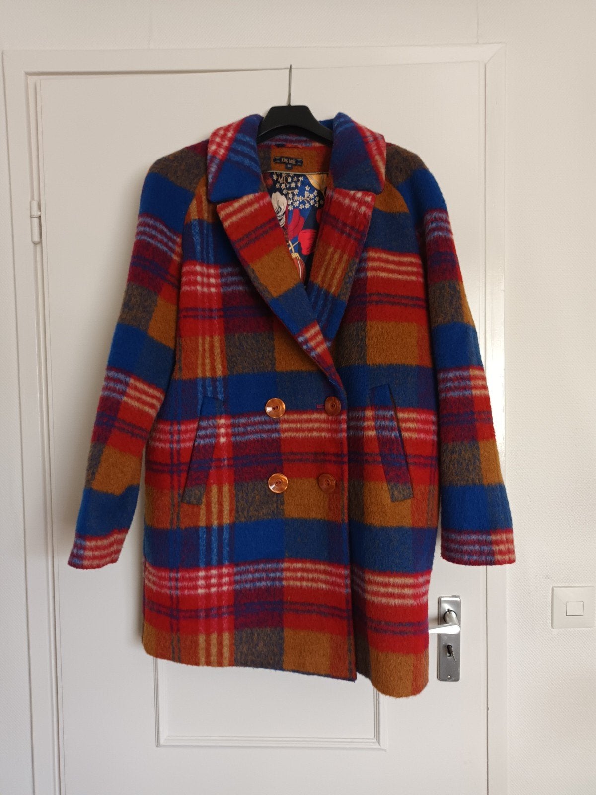 King Louie Geruite Jas - Maat 44, Verzenden, Maat 46/48 (XL) of groter, Zo goed als nieuw, King Louie