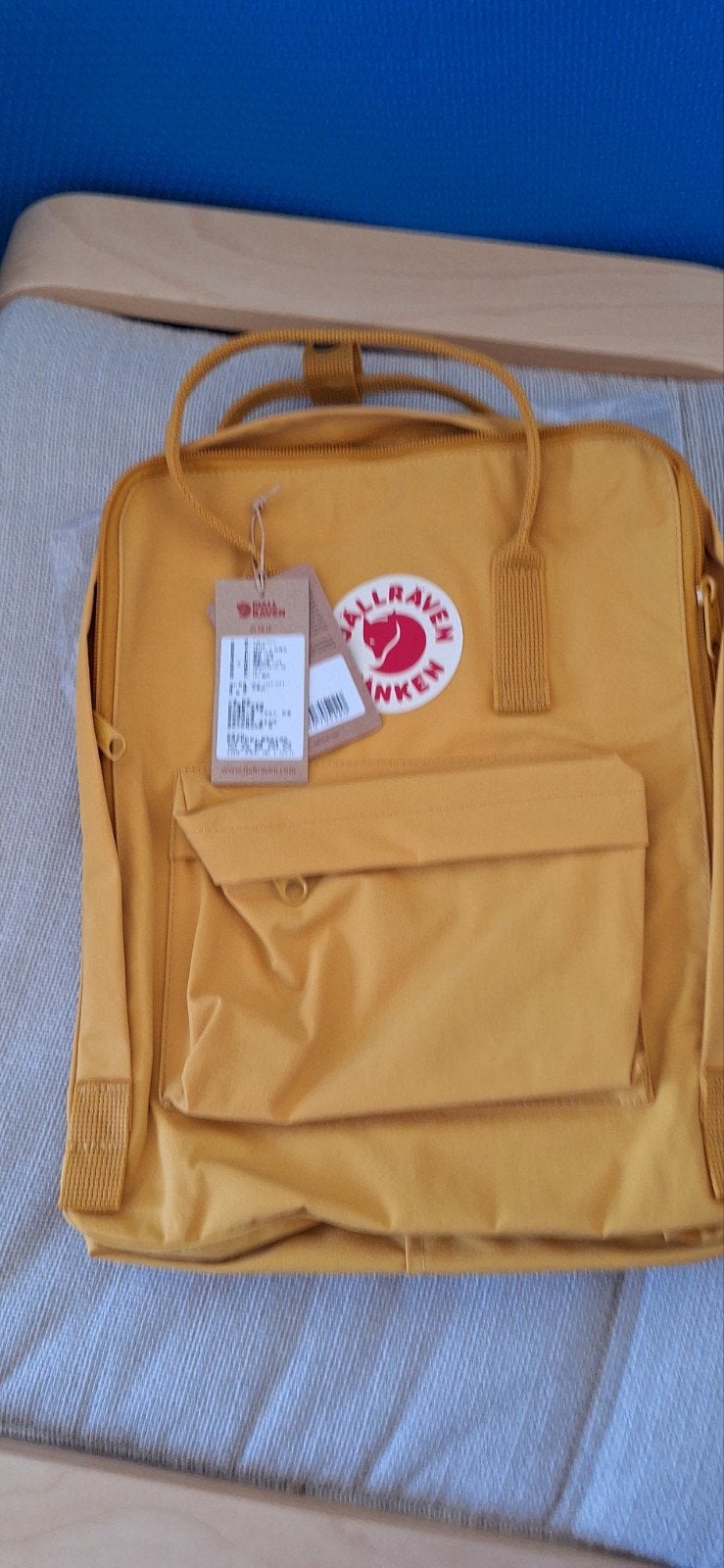 Nieuwe Fjallraven Kanken Rugzak Mosterdgeel BNWT, Overige merken, 40 cm of meer, Nieuw, Ophalen of Verzenden