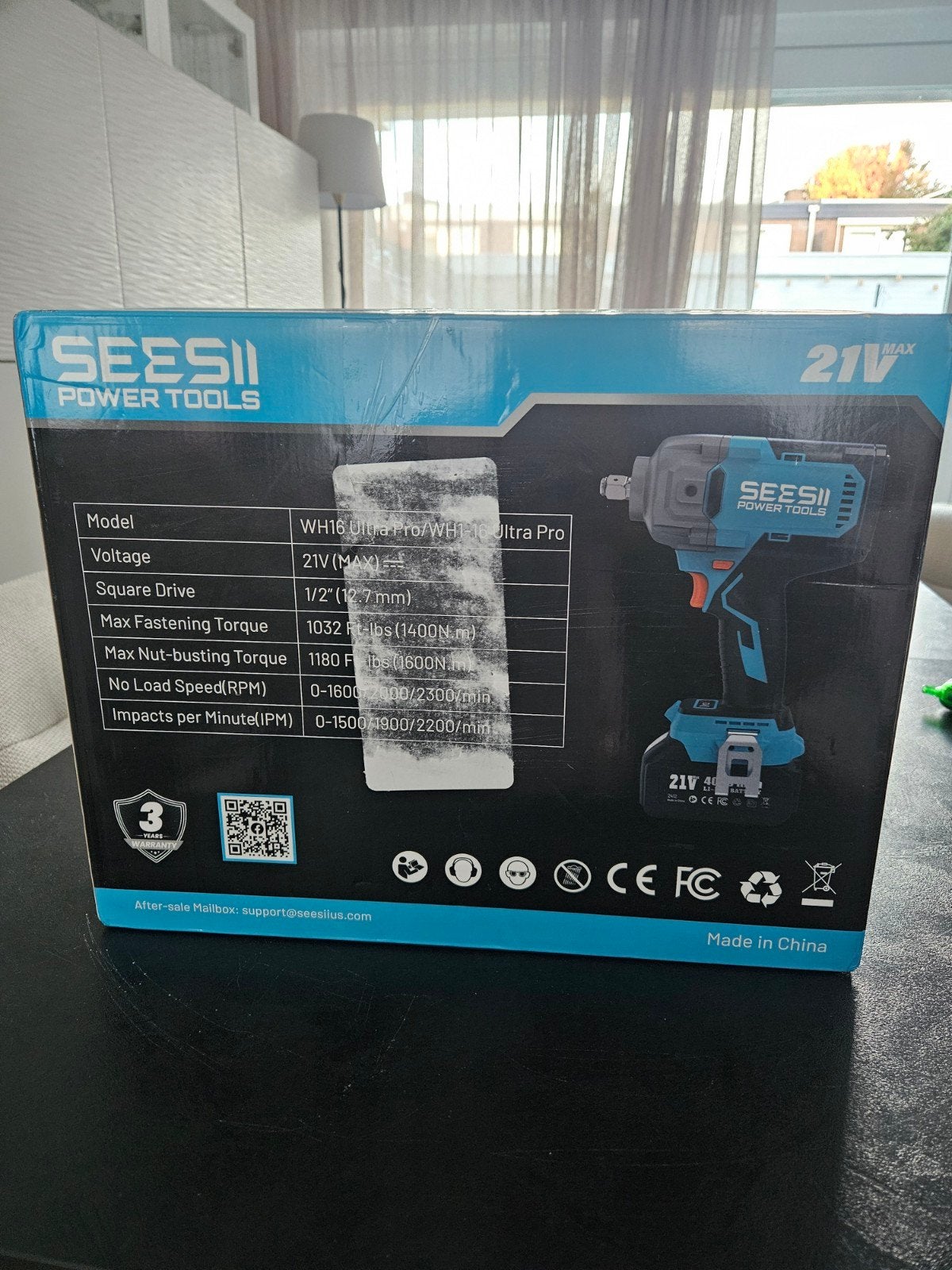 Foto 3 van 21V Max Brushless Slagmoersleutel - SEESII Power Tools - NEW