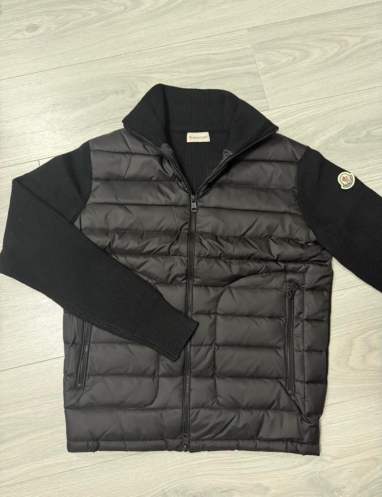 Moncler Cardigan, Kleding | Heren, Jassen | Zomer, Nieuw, Overige maten, Zwart, Ophalen of Verzenden