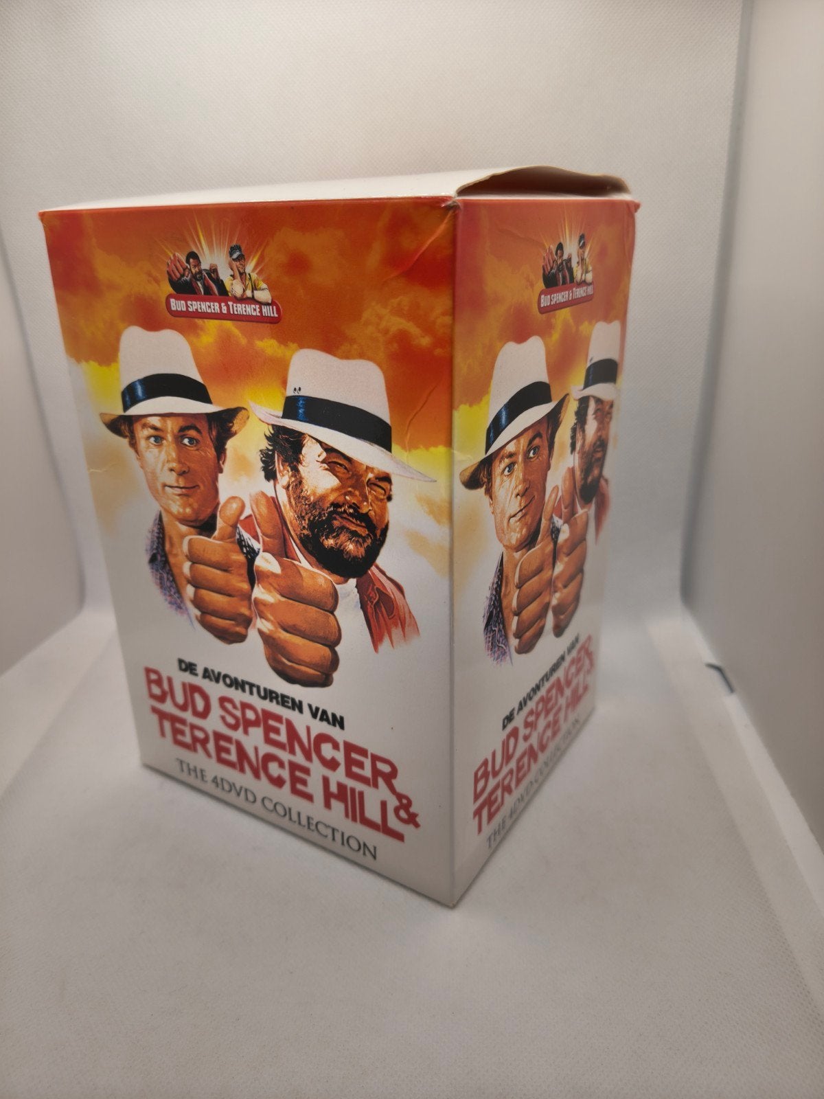 de avonturen van Bud spencer en Terence hill 4 dvd box, Alle leeftijden, Ophalen of Verzenden, Zo goed als nieuw