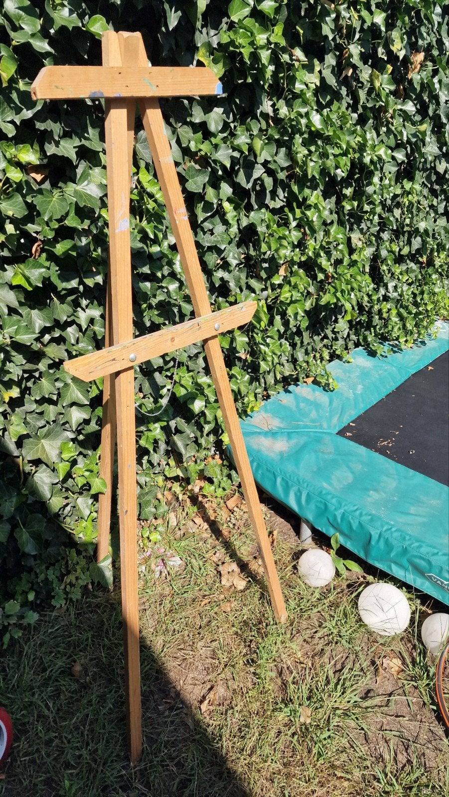 Houten schildersezel - Gebruikt maar functioneel, Ophalen, Gebruikt, Ezel