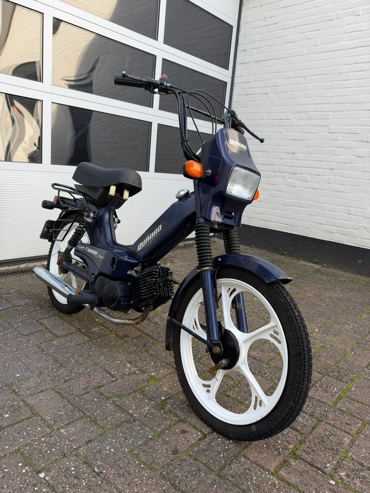 Tomos Quadro E-start 25km, Ophalen, Zo goed als nieuw, 2 versnellingen, Quadro